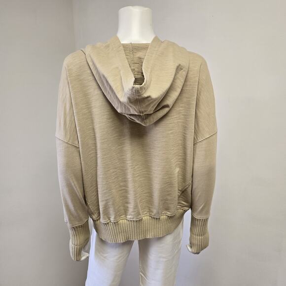Lily Maes Small Hoodie Sweatshirt Henley Pocket Thumbholes Outdoors Collegiate - Picture 3 of 10